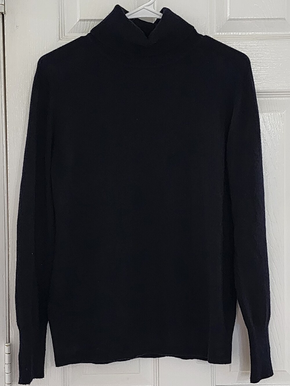 EVERLANE 100% Cashmere Turtleneck Sweater Black Medium